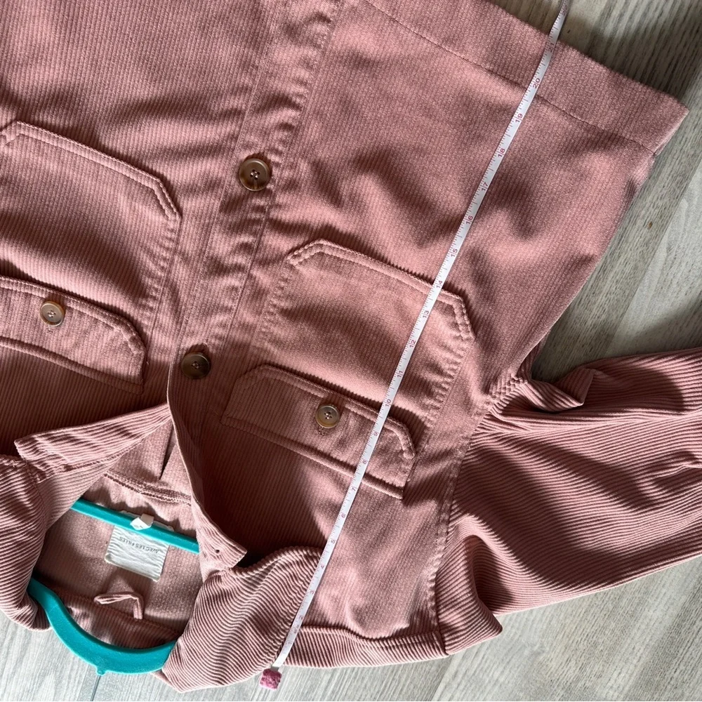 Avec Les Filles Dusty Pink Corduroy Crop Jacket Medium